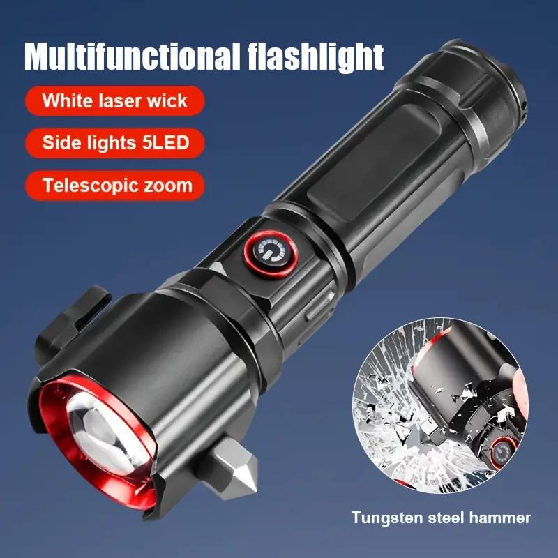 SurvivorPro 5-in-1 Rechargeable LED Flashlight