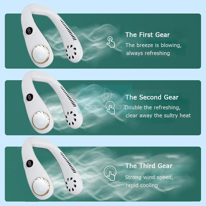 Portable Cooling Neck Fan.